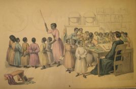 Illustrations of Missionary Scenes, title from cover, 18 col. litho plates, part of letterpress