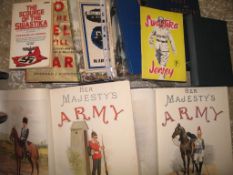 ARMY & MILITARY misc. coll'n (1 box).