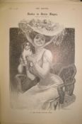 DECORATIVE PRINTS, group of loose pages, b/w, from 