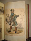 SCRAPBOOK, 19th c. red morocco folio, diverse 19th & 20th c. contents (1).