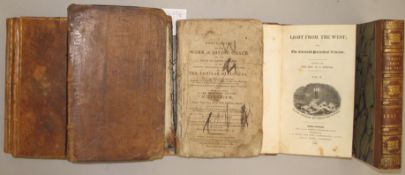 SIMCOE (H.) Light from the West, vols. 2, 11 & 12 bound in 2 vols., 12mo, woodcut illus., PENHEALE