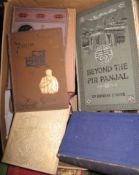 Misc. 19th & 20th c. vols., some leatherbound & illustrated (1 box).