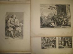 HOGARTH, 15 misc. prints, early 19th c., 25 x 19 ins [S], u/f/ (15).