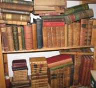 Misc. literature, history, natural history etc., incl. leather bound, 18th & 19th c. (Q).