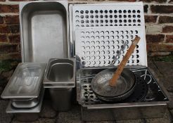 Selection of Aga fridge / freezer fittings etc.