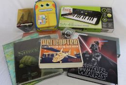 Brand new Casio keyboard (boxed) & selection of new games and puzzles, some in original wrappings