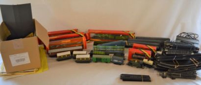 Hornby railway 00 gauge locomotives, rollingstock, track, power pack ect, some as found.