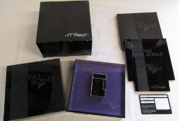 Boxed Dupont 007 Casino Royale James Bond lighter no 0483/2007 complete with paperwork
