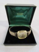 Gents 9ct gold Rotary automatic wristwatch - Swiss made - 21 jewels (af)