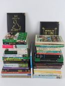 A large quantity of horse racing themed books.