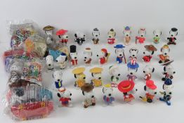 Snoopy; c1990s McDonald's figurines including USA, Texas, UK, Peru, Philippines, Singapore,