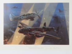 Robert Taylor, two signed limited edition prints, each with cert; 'No Turning Back', 218/600,