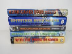 'Hurricanes over Malta' signed by the author Brian Cull, further signed Harry Moon, Tom Neil,