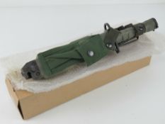A Military Issue M9 bayonet For the M4 and M16 Assault Rifle,