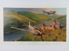 Robert Taylor, two signed limited edition prints, each with cert; 'Hellcat Fury', 14/300,