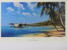 Richard Taylor, two signed limited edition prints, each with certs; 'Winter Combat' 28/250,