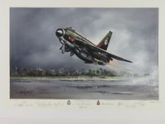Michael Rondot, three signed limited edition prints, each with certificate; 'Lightening', 276/300,