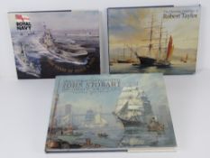 Art book 'American Maritime Paintings of John Stobart'.