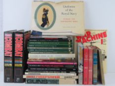 A quantity of assorted military themed books.