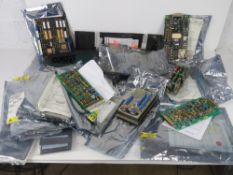 A large selection of RAF jet and helicopter cockpit instrument components with release papers,