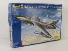 Scale model, Hawker Hunter by Revell, 1:32 scale, unbuilt in box.