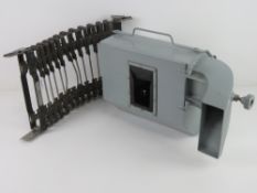 A GPMG chute with large cannon link.