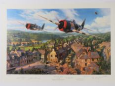 Nicholas Trudgian, two signed limited edition print, each with cert; 'Tangmere Hurricanes',