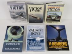 A quantity of books on the Victor and Valiant bombers; 'Valiant Boys' by Tony Blackman,