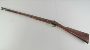 An obsolete calibre 1861 British Enfield cadet rifle.