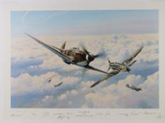 Robert Taylor, two profusely signed limited edition prints,