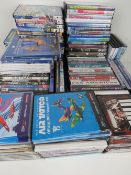 A large quantity of assorted military and aviation DVDs inc airshows, etc.