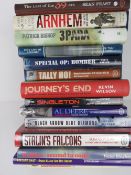 A quantity of military aviation themed books,