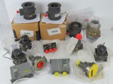 A large selection of RAF and Army helicopter jet engine components,