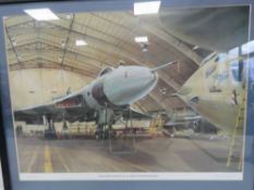 Brian Chapman, Limited Edition print, 'Winter Service at Bruntingthorpe', framed and mounted,