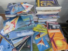 A very extensive quantity of airshow programmes and RAF year magazines inc Duxford, Waddington,