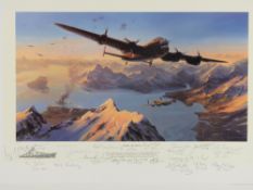 Nicholas Trudgian, three profusely signed limited edition prints,