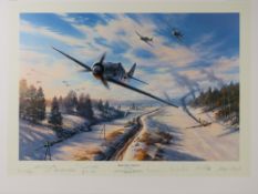 Nicholas Trudgian, two limited edition signed prints; 'Three Hundred Club', 353/500,