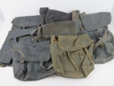 A quantity of eight RAF 1950s canvas carry bags.