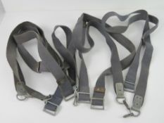 A quantity of five East German AK canvas slings.