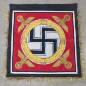A reproduction WWII German banner,