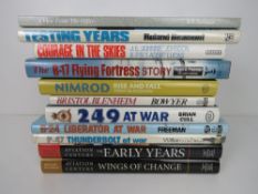 A quantity of military aviation themed books,