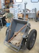 A WWII German motorcycle ammunition trailer.