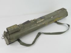 A deactivated Law 66, cocks and dry fires, with both end caps, with carry strap and UK certificate.