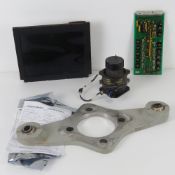 RAF pilots flight equipment including; digital LCD radar and control screen with cooling fan,