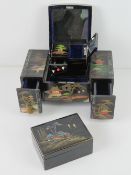 A late 20thC Japanese musical jewellery