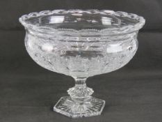 A fine quality lead crystal cut glass pe