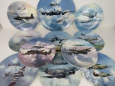 A set of Coalport Limited Edition plates