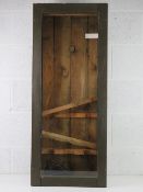 A display case, made from a transit case