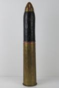 An inert WWI 18lb Artillery shell, Briti