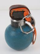 An inert British military L111 A1 B1 Practice Grenade.